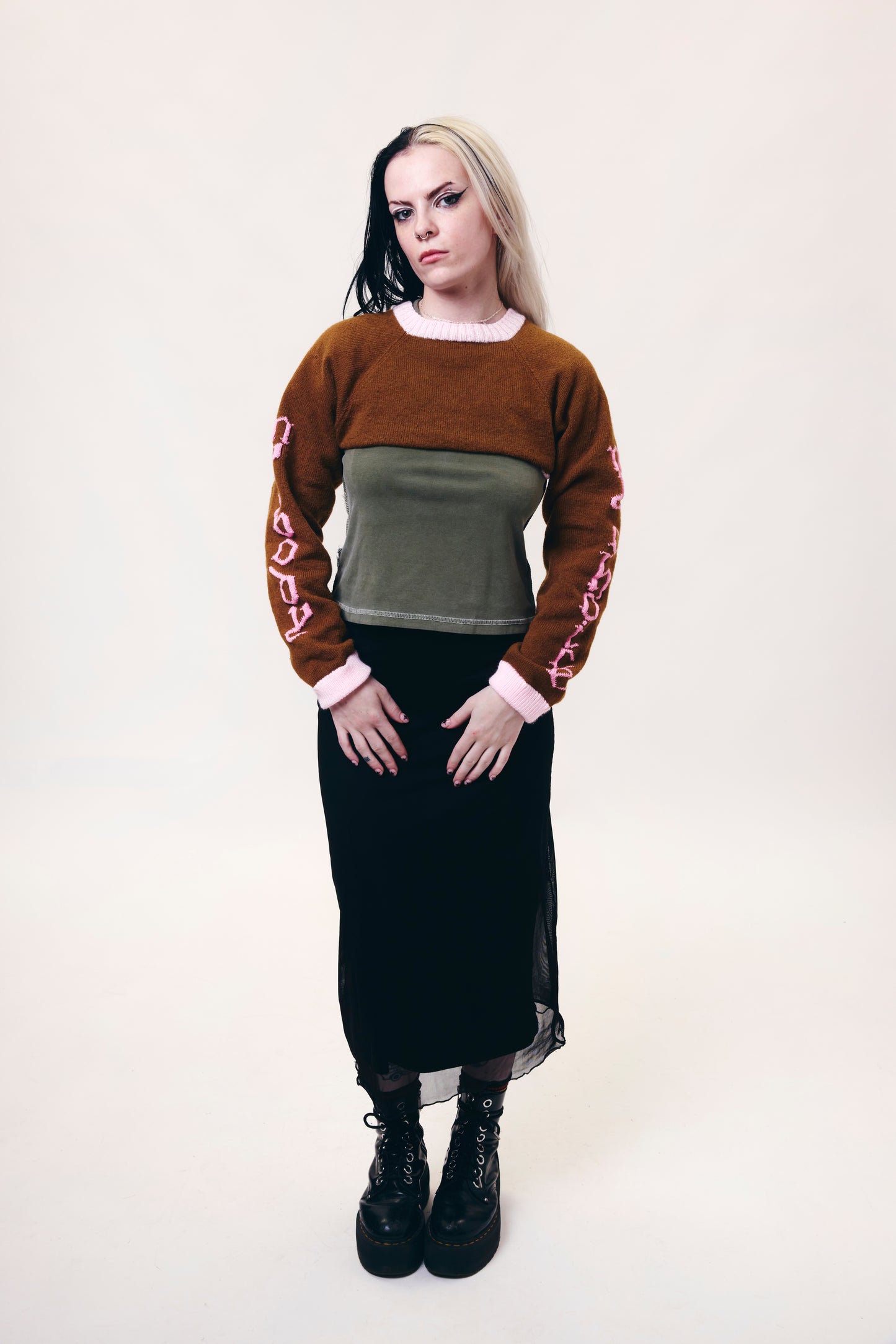 My Body My Choice Cropped Jumper