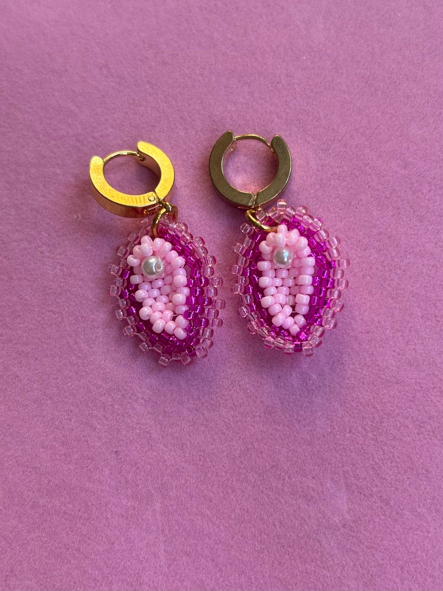 Vulva Gold Huggie Hoop Earrings