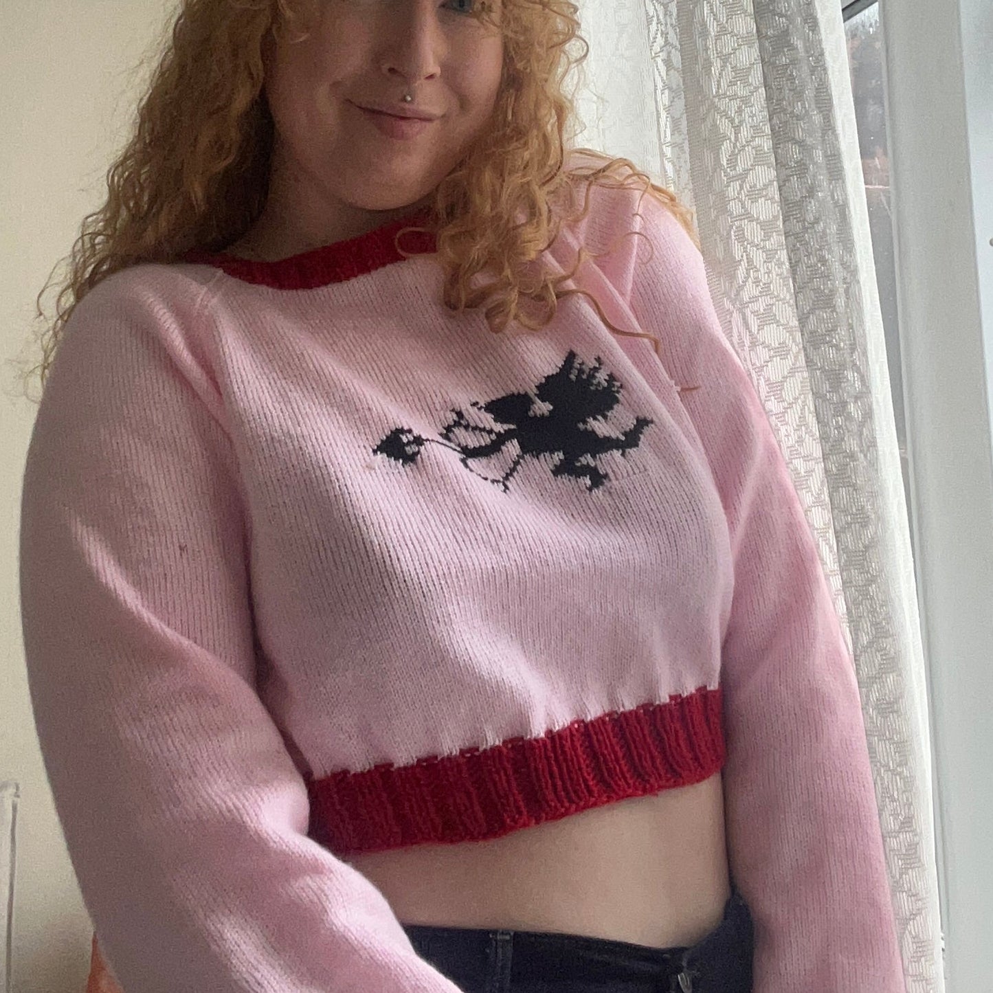 Cupid Long Sleeved Crop Top
