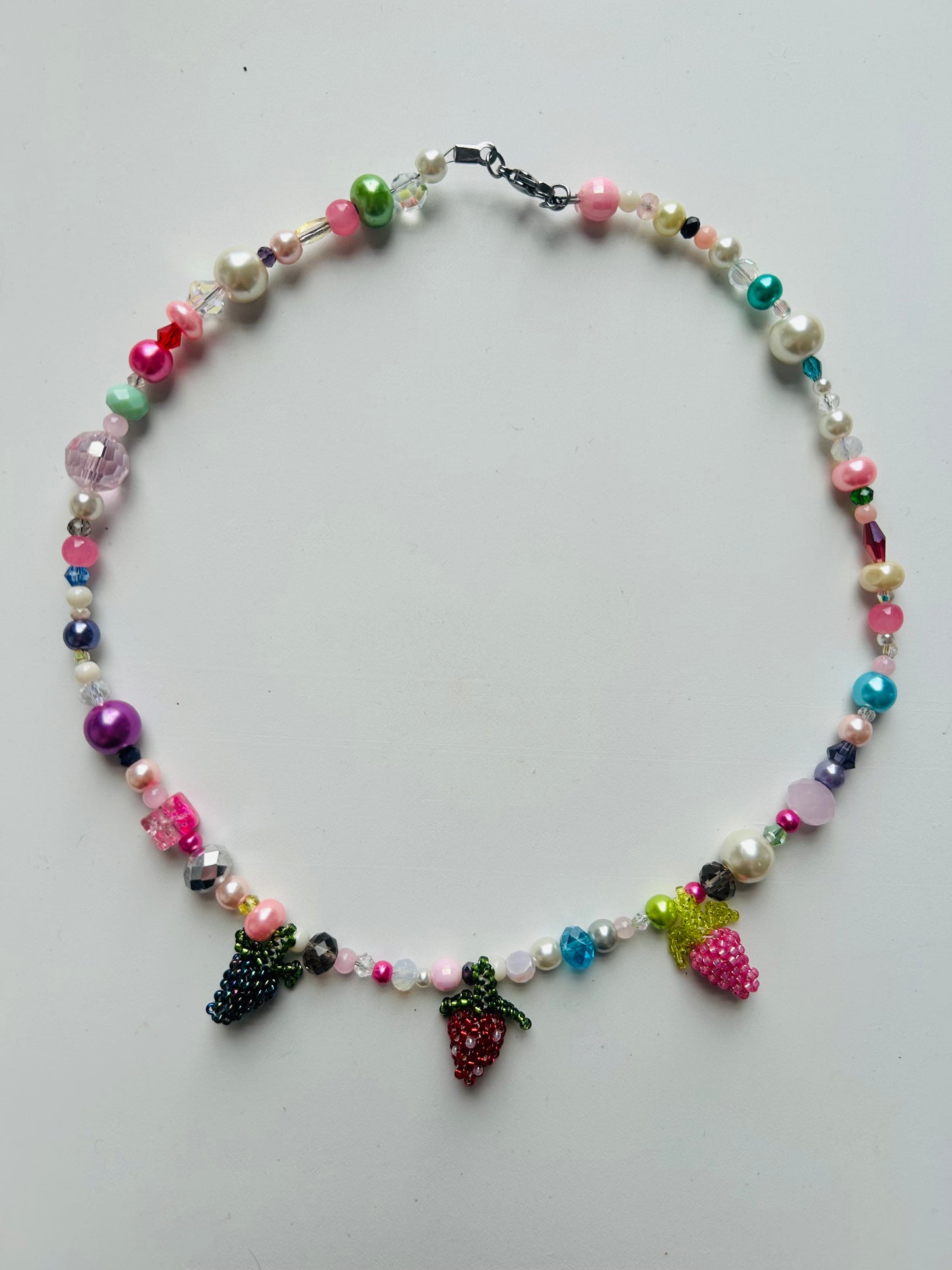 Fruit Salad and Bead Soup Necklace no2