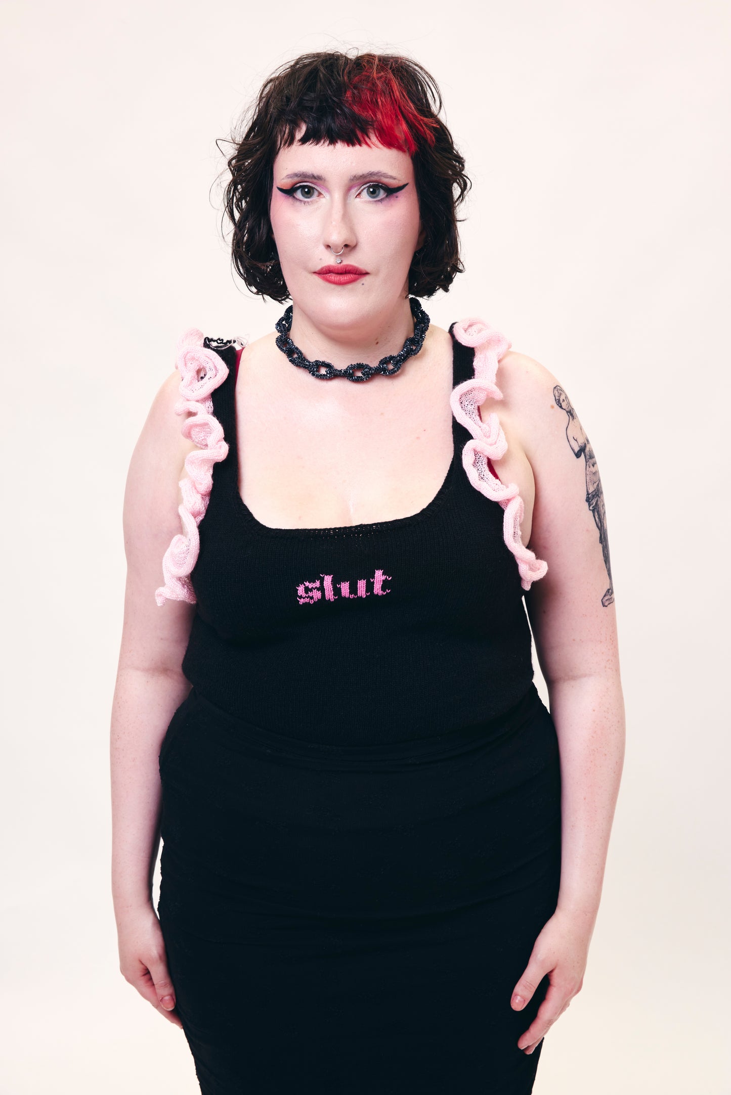 Slut Ruffle Tank Top