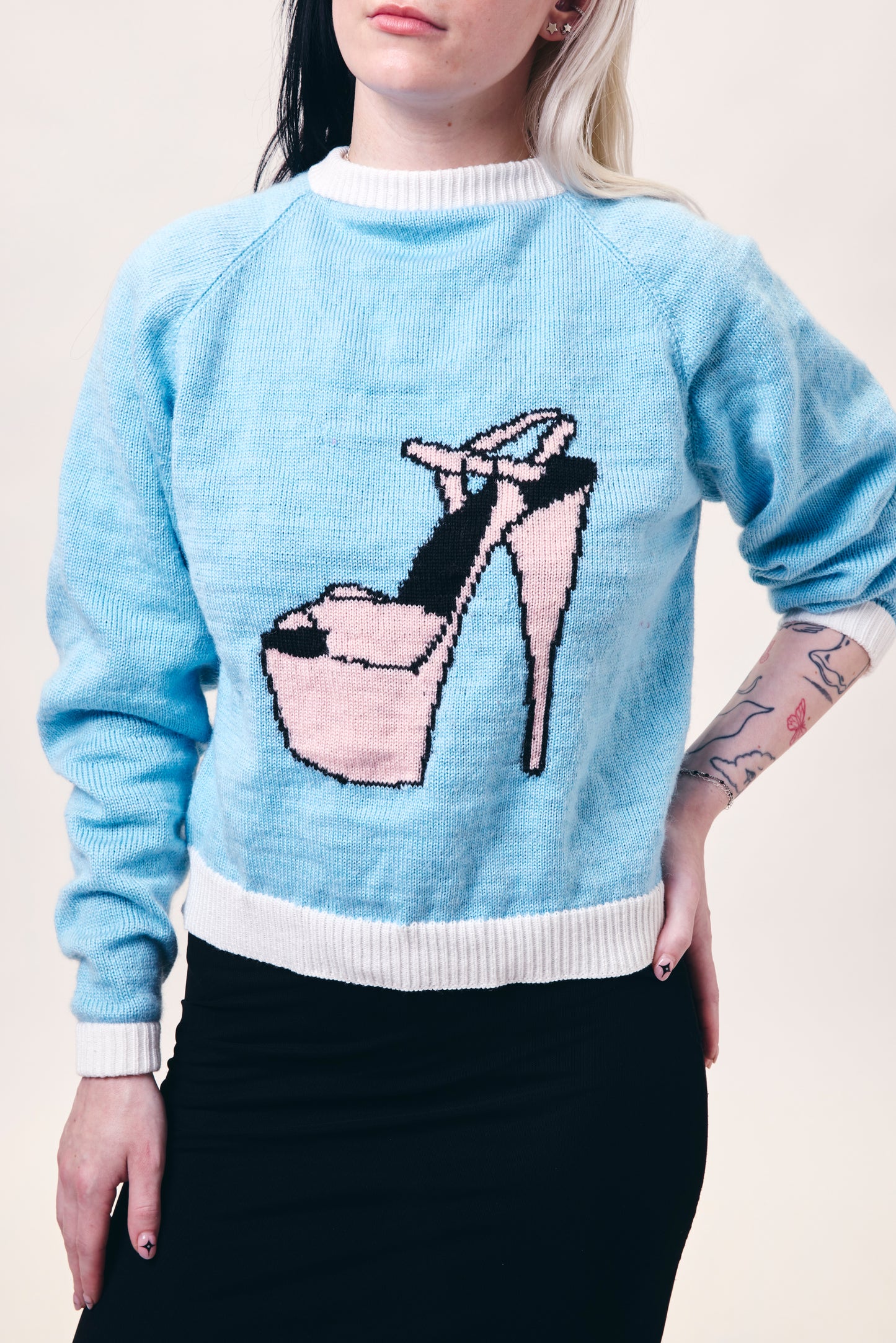 Pleaser heel sweater