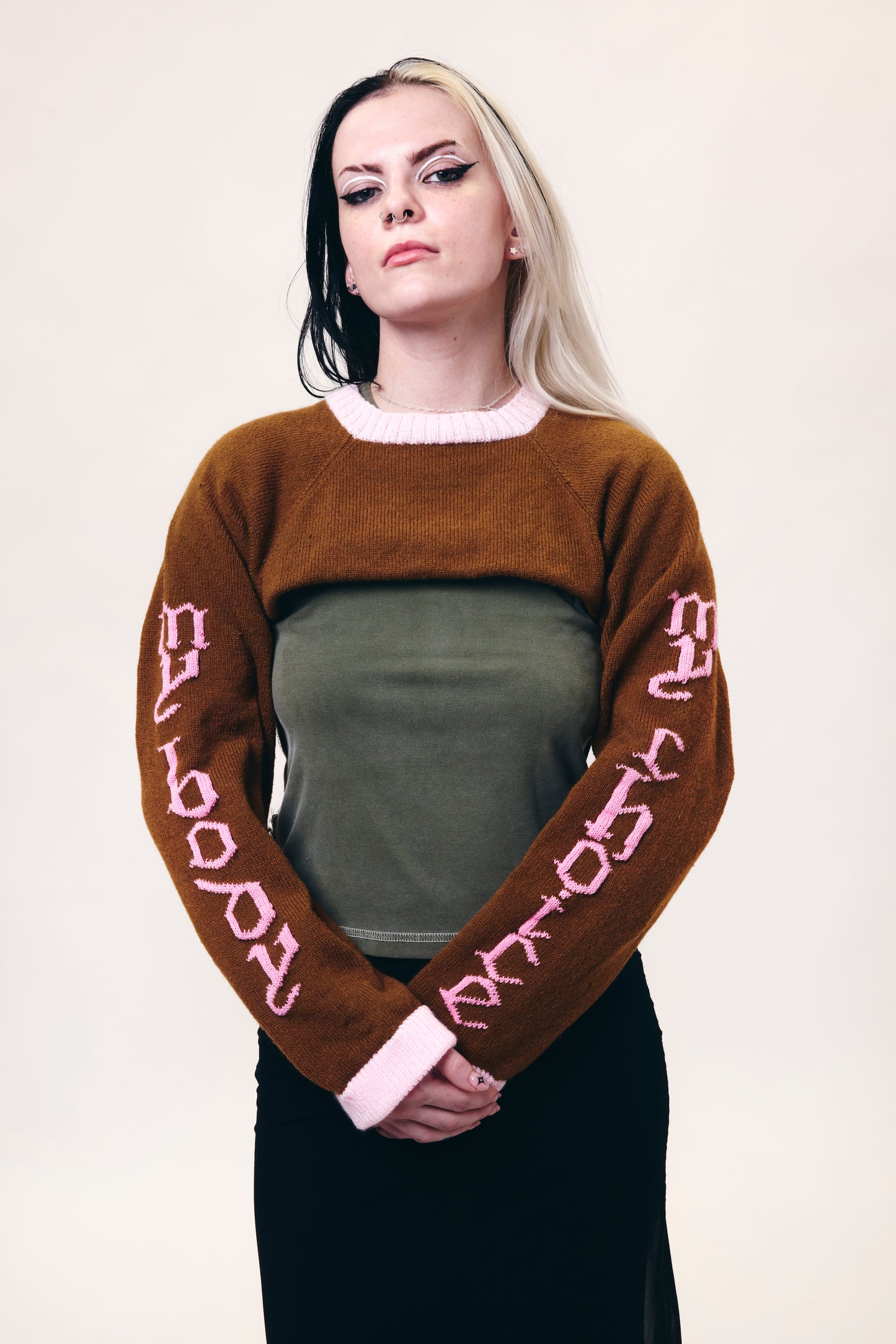 My Body My Choice Cropped Jumper