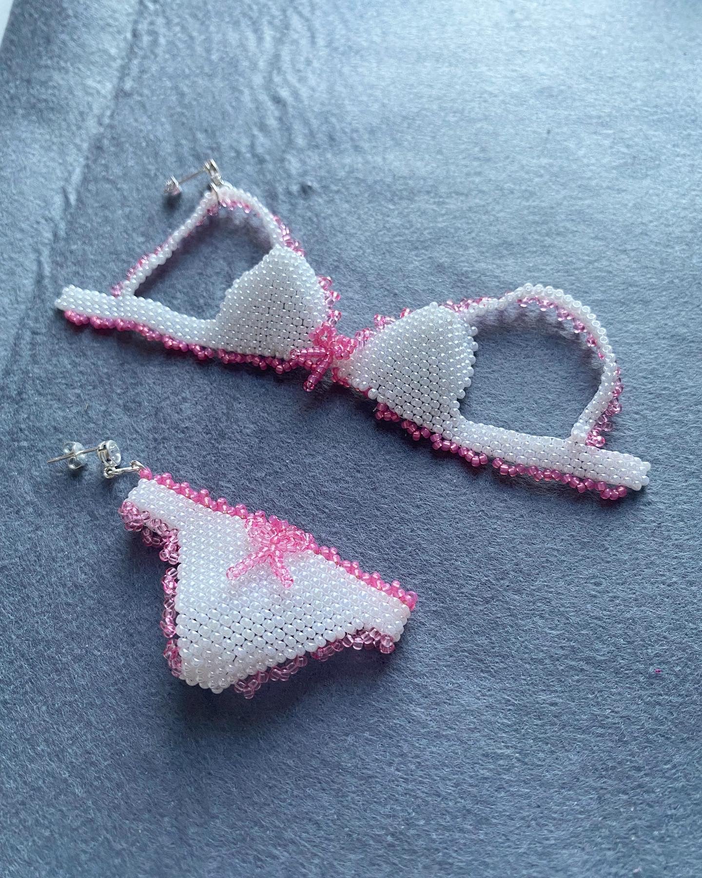 Underwear as Outerwear Earrings