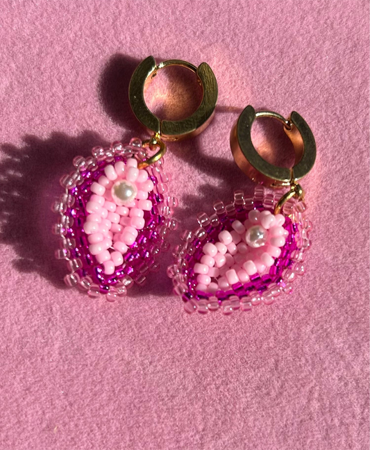 Vulva Gold Huggie Hoop Earrings